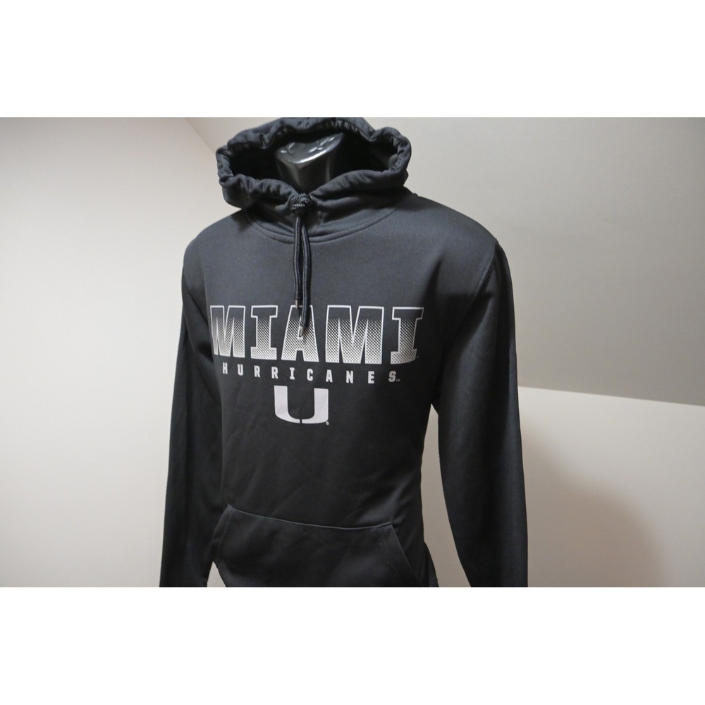 Colosseum Hoodie Miami Hurricanes Mens Sz Medium Pullover Graphic Excellent